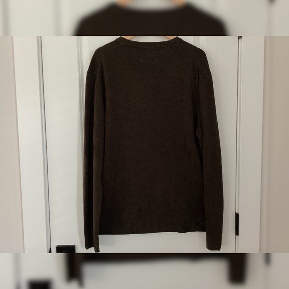 Men’s XL Sweater Bundle | Haggar Brown + Black V-Neck Knit Pullovers - Picture 2 of 11